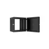 Armário rack Lanview RWP12U45BL-D 12U rack de montagem na parede preto