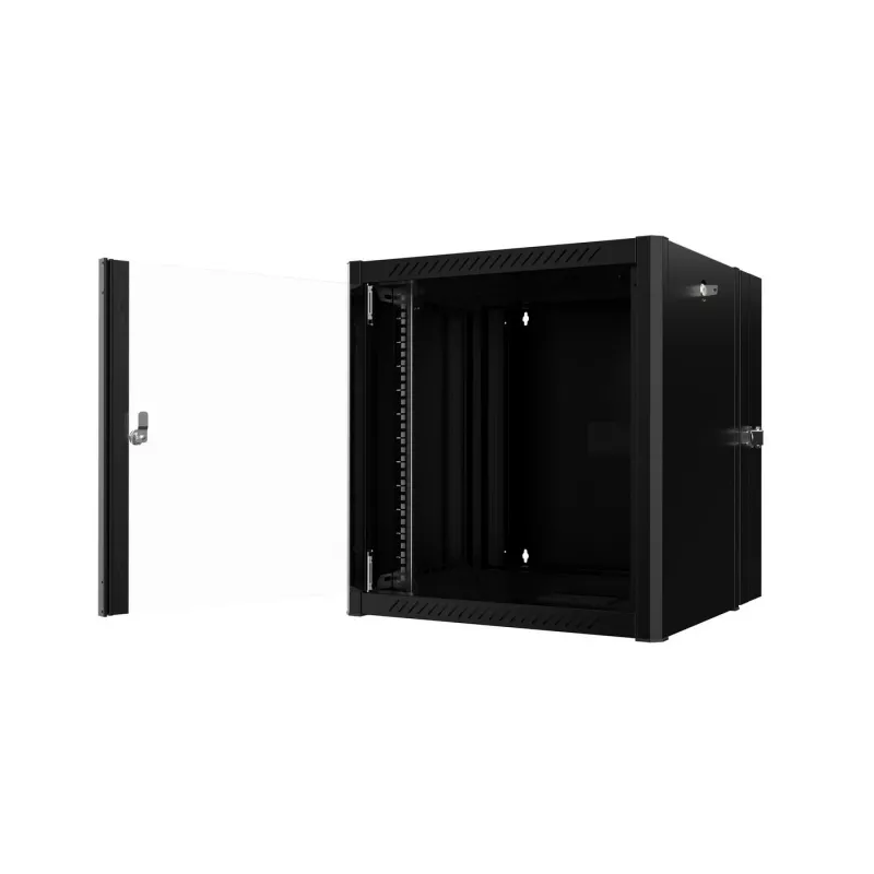 Armário rack Lanview RWP12U45BL-D 12U rack de montagem na parede preto
