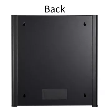 Rack de montagem na parede LOGON RWP12U56BL 12U preto fechadura de chave