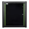Rack de montagem na parede LOGON RWP12U56BL 12U preto fechadura de chave