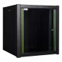Rack de montagem na parede LOGON RWP12U56BL 12U preto fechadura de chave
