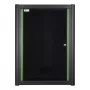 Rack de montagem na parede LOGON RWP16U45BL 16U preto fechadura de chave