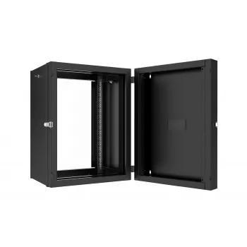 Lanview RWP16U45BL-D Armário de rack 16HE montagem na parede preto