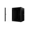 Lanview RWP16U45BL-D Armário de rack 16HE montagem na parede preto