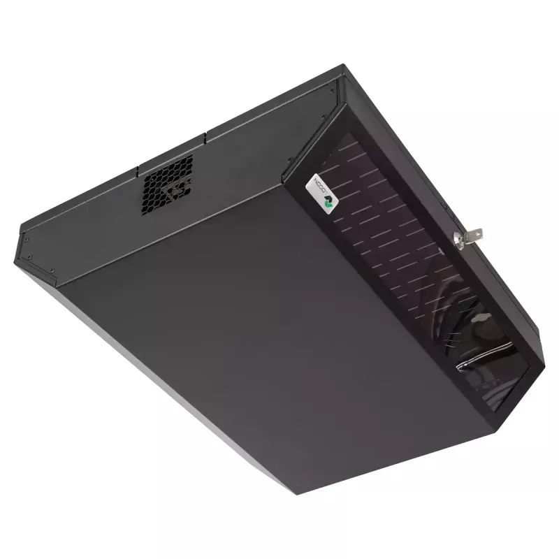 Armário rack LOGON RWSLMBL 48,3 cm 19 polegadas preto