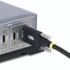 StarTech.com cabo de carregamento USB-C de 2 m, bloqueio lateral com parafuso, 240 W (5 A) PD EPR, revestimento duplo de silicone/trançado, cabo de carregamento para portátil USB 2.0, certificado USB-IF, cabo de carregamento USB-C resistente