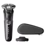 Máquina de barbear rotativa elétrica Philips Series 5000 S5898/35 — 3 cabeças de corte, molhado e seco, lâminas SteelPrecision, 60 min sem fios