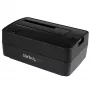 Docking station para disco rígido StarTech.com Single Bay USB 3.1 / eSATA to SATA, dock para disco rígido USB 3.1 (10 Gbit/s), docking station externa para HDD/SSD SATA III de 2,5/3,5 polegadas, baía de disco rígido de carregamento superior