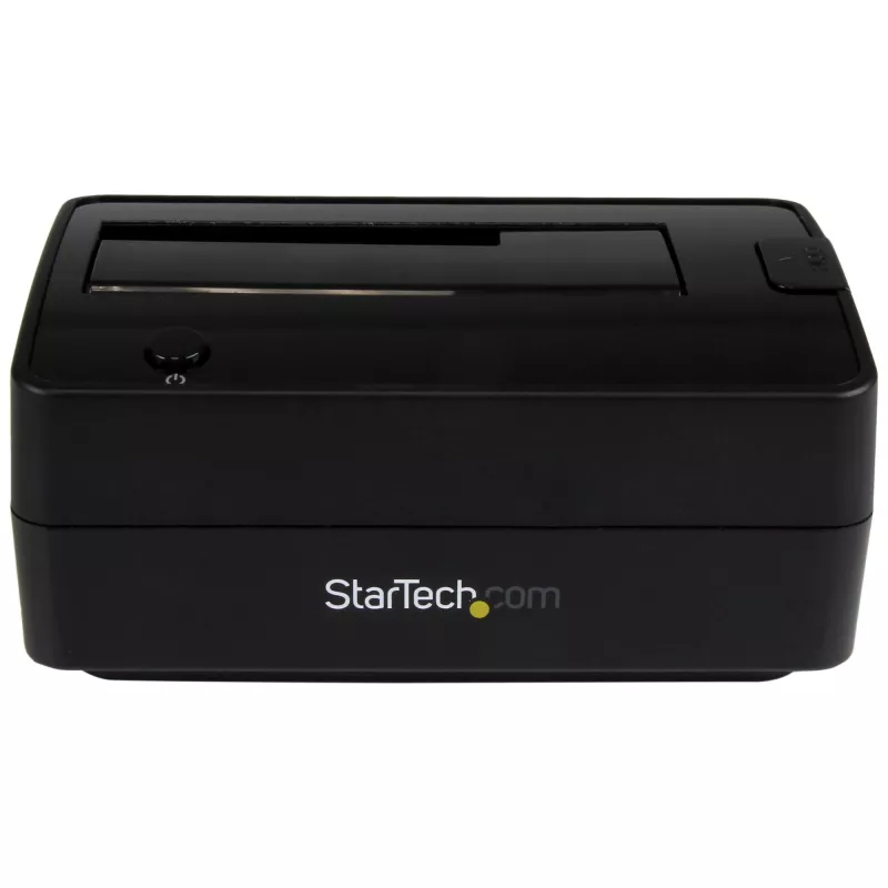Docking station para disco rígido StarTech.com Single Bay USB 3.1 / eSATA to SATA, dock para disco rígido USB 3.1 (10 Gbit/s), docking station externa para HDD/SSD SATA III de 2,5/3,5 polegadas, baía de disco rígido de carregamento superior