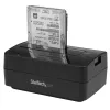 Docking station para disco rígido StarTech.com Single Bay USB 3.1 / eSATA to SATA, dock para disco rígido USB 3.1 (10 Gbit/s), docking station externa para HDD/SSD SATA III de 2,5/3,5 polegadas, baía de disco rígido de carregamento superior