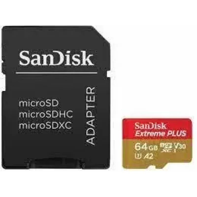MEMÓRIA MICRO SDXC 64GB UHS-I/W/A SDSQXBU-064G-GN6MA SANDISK