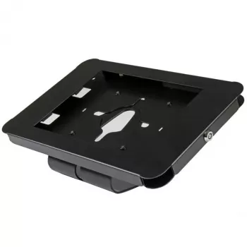Suporte seguro para tablet StarTech.com - montagem em secretária ou parede, preto, 24,6 cm (9,7 polegadas), iPad 9,7 polegadas, aço, 1,3 cm, chave