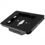 Suporte seguro para tablet StarTech.com - montagem em secretária ou parede, preto, 24,6 cm (9,7 polegadas), iPad 9,7 polegadas, aço, 1,3 cm, chave