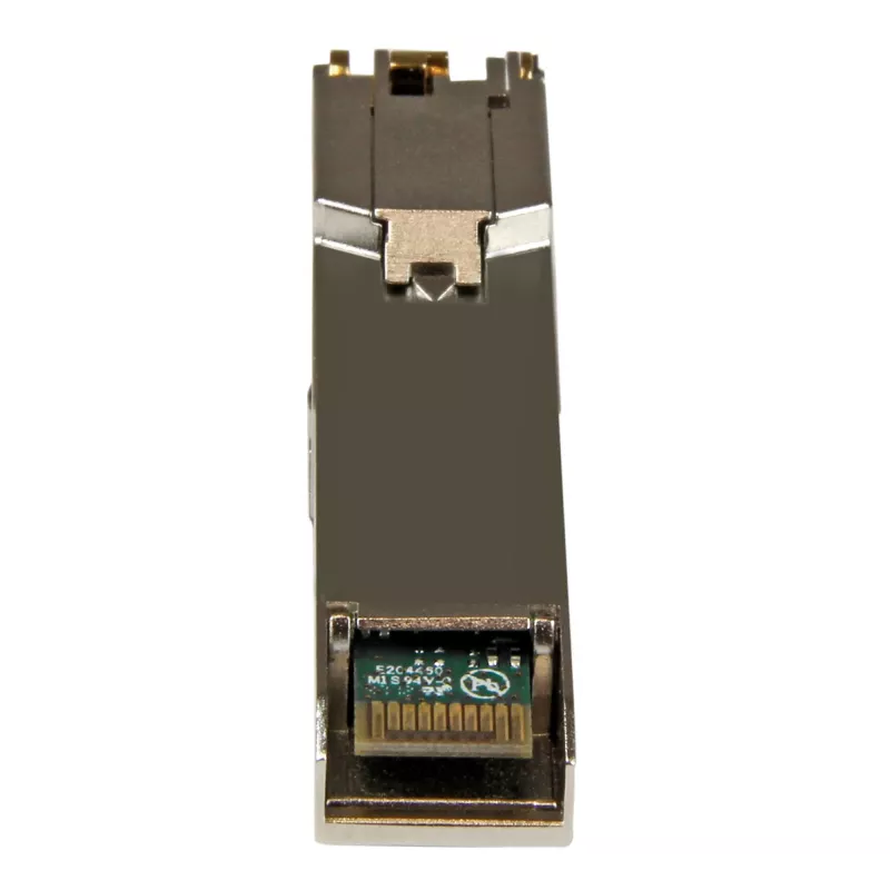 Módulo transceptor SFP compatível com MSA StarTech.com - 1000BASE-TX~Módulo SFP não codificado MSA - 1000BASE-TX - SFP para RJ45 Cat6/Cat5e - 1GE Gigabit Ethernet SFP - RJ-45 100 m