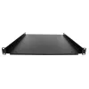 StarTech.com Prateleira de encaixe para rack de servidor 1U – prateleira de encaixe extensível universal para rack de equipamento de rede de 19 polegadas e armário – design durável – capacidade de carga 55 lb/25 kg – prateleira com 20 polegadas de profundidade