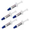 StarTech.com Pasta térmica, pack de 5 seringas reutilizáveis (1,5 g cada), composto de óxido metálico, pasta térmica para dissipador de CPU