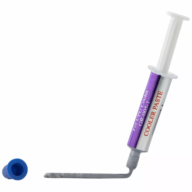 StarTech.com Pasta térmica, composto de óxido metálico, seringa reutilizável (1,5 g), pasta térmica para dissipador de CPU