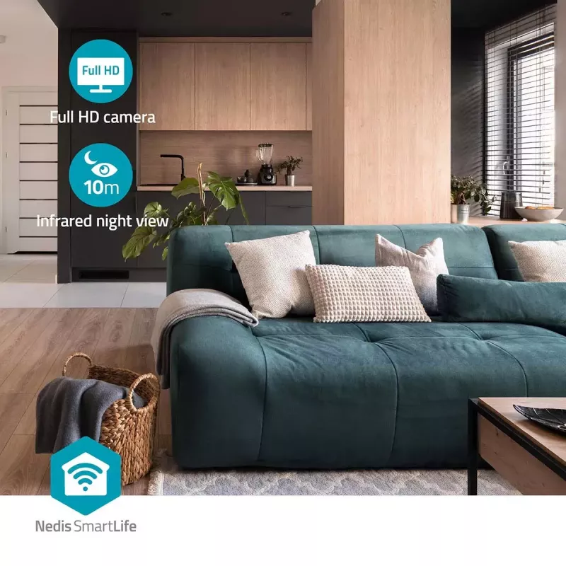 Câmara de vigilância IP Nedis SIMCBO50WT