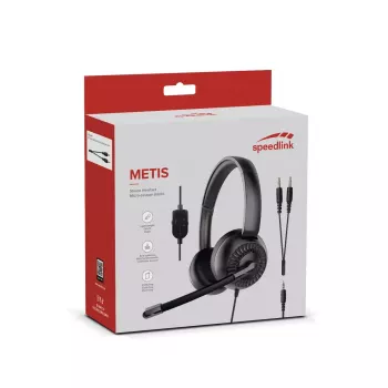 Auscultadores SPEEDLINK METIS com fios Gaming preto