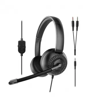 Auscultadores SPEEDLINK METIS com fios Gaming preto
