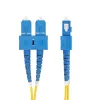 StarTech.com 3m SC para SC (UPC) OS2 monomodo duplex cabo de fibra ótica, 9/125µm, 40G/100G Zipcord, resistente a dobras, baixa atenuação de inserção – cabo de patch de fibra LSZH