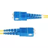 StarTech.com SMLCSC-OS2-1M 1m (3,3ft) cabo patch de fibra ótica OS2 monomodo duplex LC para SC (UPC), 9/125µm, otimizado para laser, 10G/100G, insensível à curvatura, baixa perda de inserção, LSZH