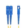 StarTech.com SMLCSC-OS2-3M 3m (9,8ft) cabo patch de fibra ótica OS2 monomodo duplex LC para SC (UPC), 9/125µm, otimizado para laser, 10G/100G, insensível à curvatura, baixa perda de inserção, LSZH