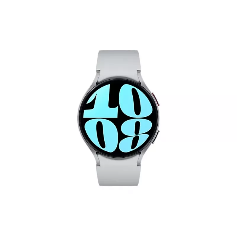 Samsung Galaxy Watch6 SM-R940NZSADBT relógio inteligente, 44 mm, ecrã de 3,73 cm (1,5 polegadas), bracelete Sport Band M/L, prateado
