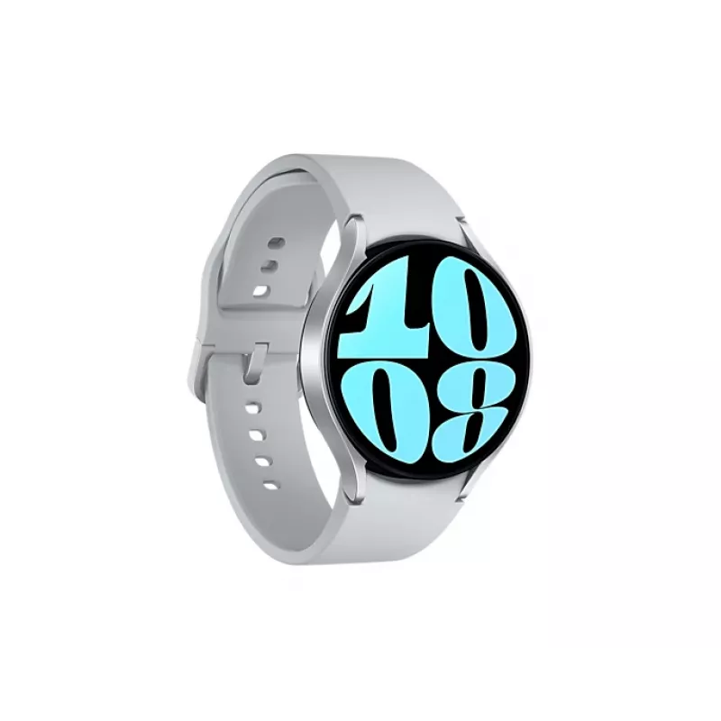 Samsung Galaxy Watch6 SM-R940NZSADBT relógio inteligente, 44 mm, ecrã de 3,73 cm (1,5 polegadas), bracelete Sport Band M/L, prateado