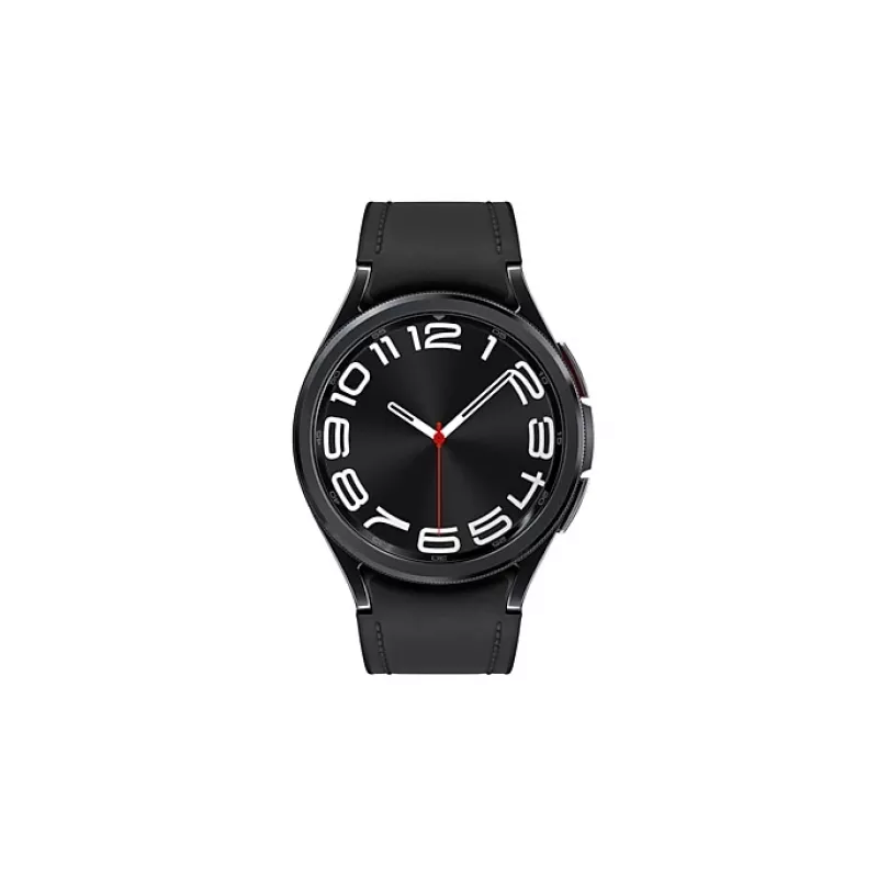 Samsung Galaxy Watch6 Classic SM-R950NZKADBT relógio inteligente, 43 mm, ecrã de 3,33 cm (1,3 polegadas), Bluetooth, bracelete em ecopele híbrida S/M, preto