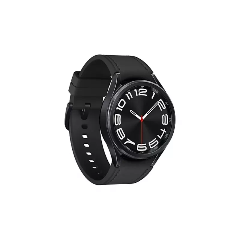 Samsung Galaxy Watch6 Classic SM-R950NZKADBT relógio inteligente, 43 mm, ecrã de 3,33 cm (1,3 polegadas), Bluetooth, bracelete em ecopele híbrida S/M, preto