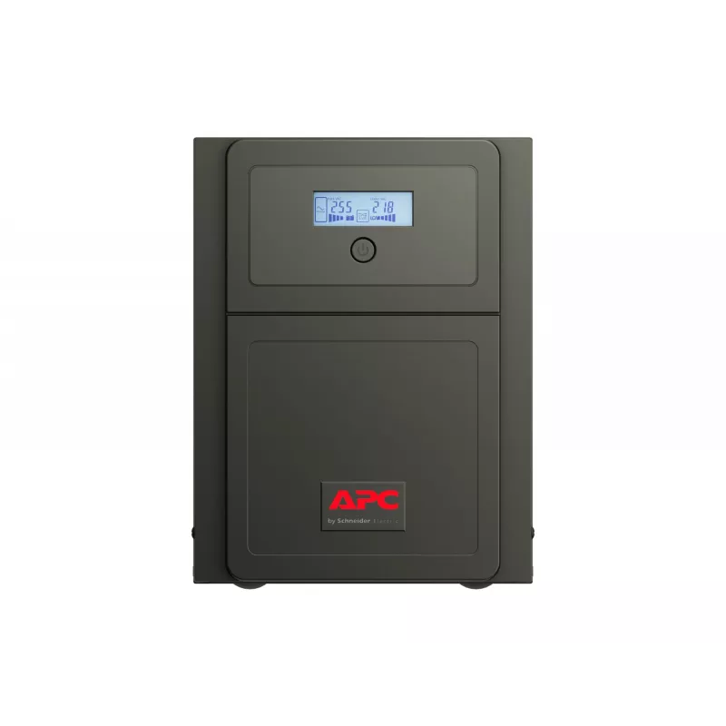 APC Easy UPS 1 Ph Line Interactive, 2000VA, Tower, 230V, 6 saídas IEC C13, AVR, contacto livre de potencial, LCD, sem suporte para placa de rede
