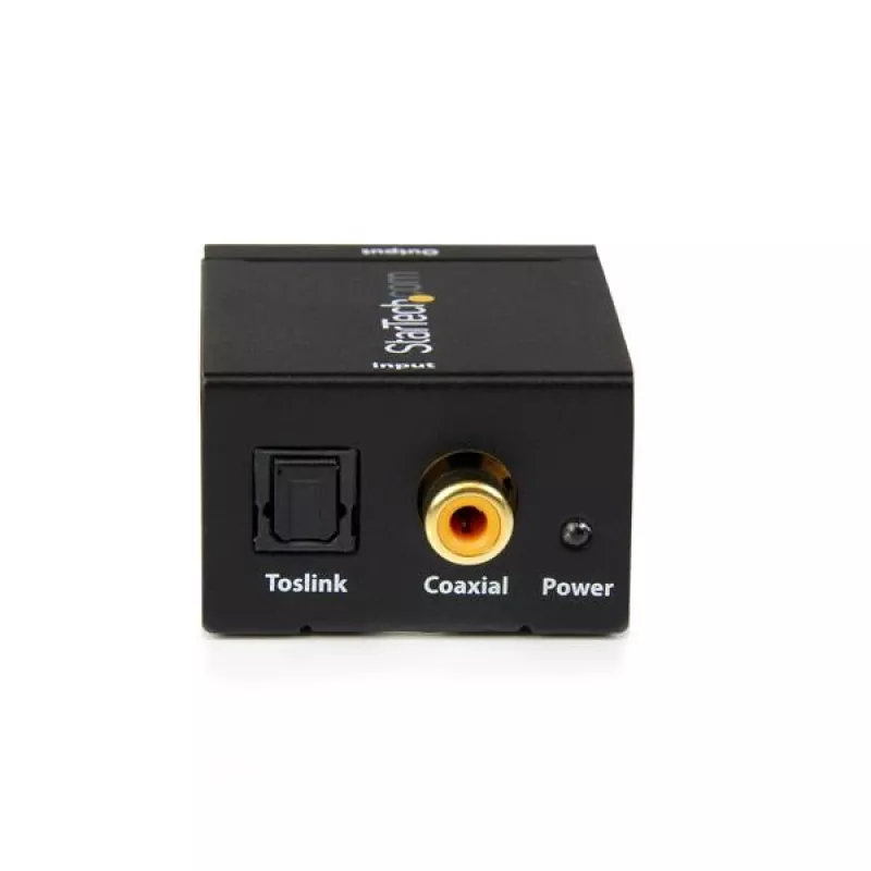 Conversor de áudio StarTech.com SPDIF digital coaxial ou ótico Toslink para RCA estéreo