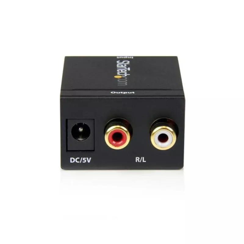 Conversor de áudio StarTech.com SPDIF digital coaxial ou ótico Toslink para RCA estéreo