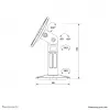 Suporte para altifalante Neomounts SPEAKER-W100 preto - universal - totalmente articulado