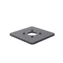Ergonomic Solutions SpacePole POS base 150x150mm 5mm, placa POS, preto, metal, 150 mm, 150 mm, 12 mm
