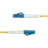 Cabo de fibra ótica StarTech.com 1m LC para LC (UPC) OS2 monomodo simplex, 9/125 µm, 40G/100G, resistente a dobras, baixa atenuação de inserção – cabo de patch de fibra LSZH