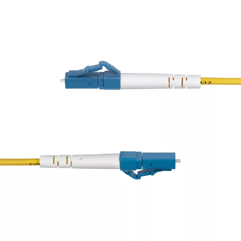 Cabo de fibra ótica StarTech.com 1m LC para LC (UPC) OS2 monomodo simplex, 9/125 µm, 40G/100G, resistente a dobras, baixa atenuação de inserção – cabo de patch de fibra LSZH