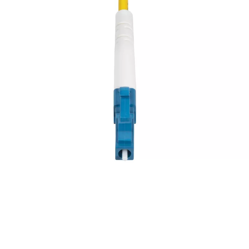 Cabo de fibra ótica StarTech.com 5 m (16,4 pés) LC para LC (UPC) OS2 monomodo simplex, 9/125 µm, 40G/100G, resistente a dobras, baixa atenuação de inserção – cabo de patch de fibra LSZH