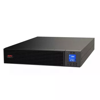 APC Easy UPS On-Line, 1000VA/800W, Rackmount 2U, 230V, 3 saídas IEC C13, slot para cartão inteligente, LCD, sem kit de calhas