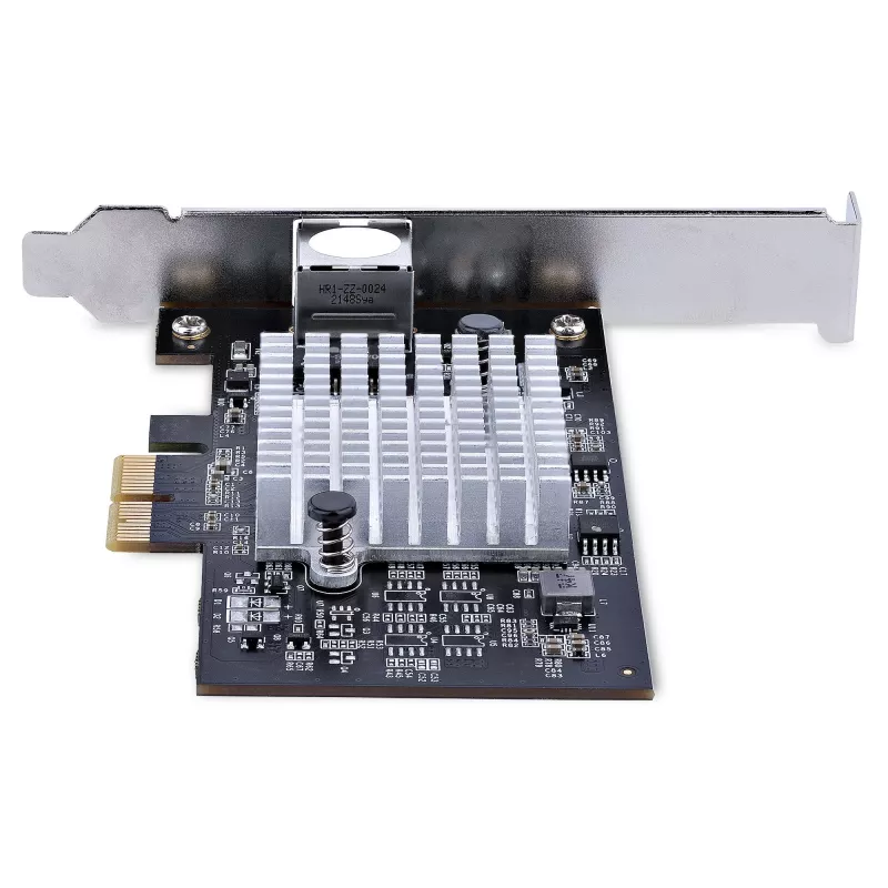 Placa de rede PCIe StarTech.com 1 porta 10Gbps, placa de rede para PC/servidor, placa Ethernet PCIe de seis velocidades com suporte Jumbo Frame, placa de interface NIC/LAN, 10GBASE-T e NBASE-T