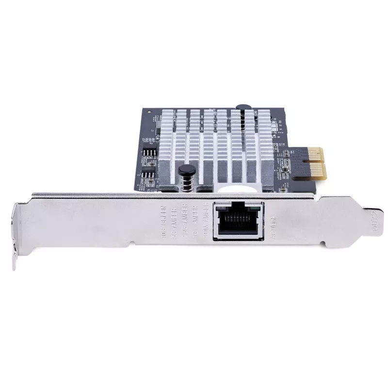Placa de rede PCIe StarTech.com 1 porta 10Gbps, placa de rede para PC/servidor, placa Ethernet PCIe de seis velocidades com suporte Jumbo Frame, placa de interface NIC/LAN, 10GBASE-T e NBASE-T