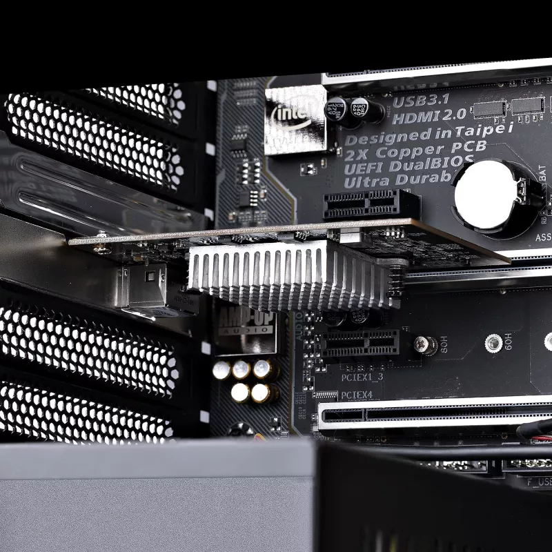 Placa de rede PCIe StarTech.com 1 porta 10Gbps, placa de rede para PC/servidor, placa Ethernet PCIe de seis velocidades com suporte Jumbo Frame, placa de interface NIC/LAN, 10GBASE-T e NBASE-T
