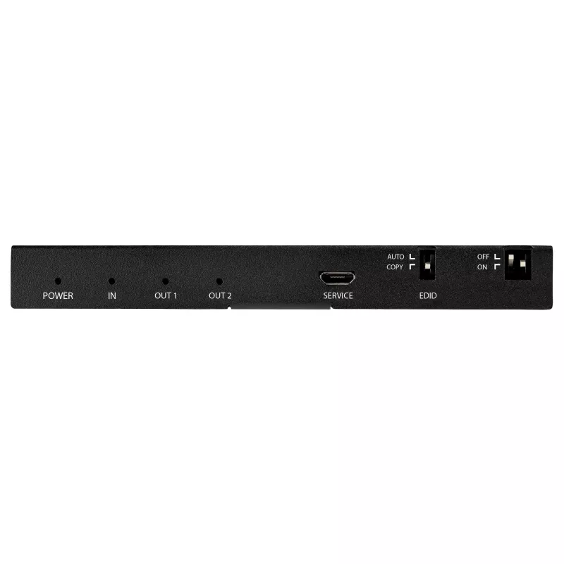 StarTech.com ST122HD20S splitter HDMI de 2 portas (1x2), 4K 60Hz, HDMI 2.0, com escalador, HDCP 2.2, emulação EDID, som surround 7.1