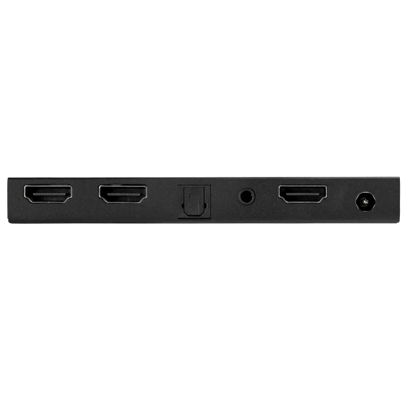 StarTech.com ST122HD20S splitter HDMI de 2 portas (1x2), 4K 60Hz, HDMI 2.0, com escalador, HDCP 2.2, emulação EDID, som surround 7.1