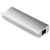 Hub USB 3.0 StarTech.com 3 portas portátil com Gigabit Ethernet - cabo integrado~Hub USB 3.0 3 portas portátil com Gigabit Ethernet - 5 Gbit/s - cabo integrado