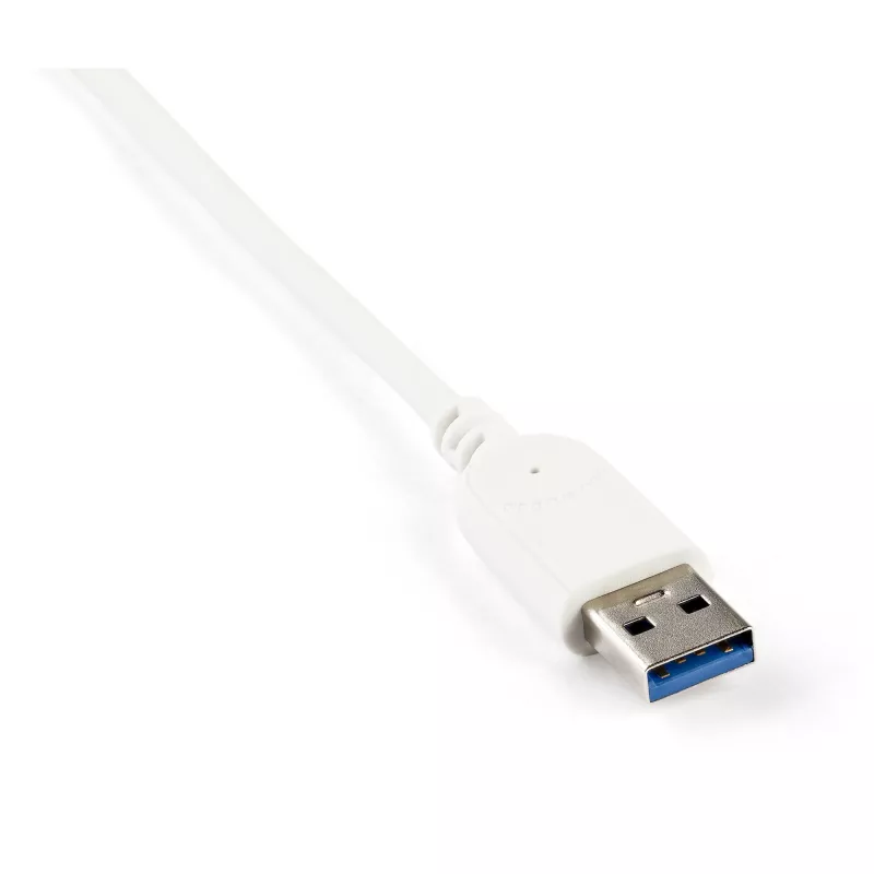 Hub USB 3.0 StarTech.com 3 portas portátil com Gigabit Ethernet - cabo integrado~Hub USB 3.0 3 portas portátil com Gigabit Ethernet - 5 Gbit/s - cabo integrado