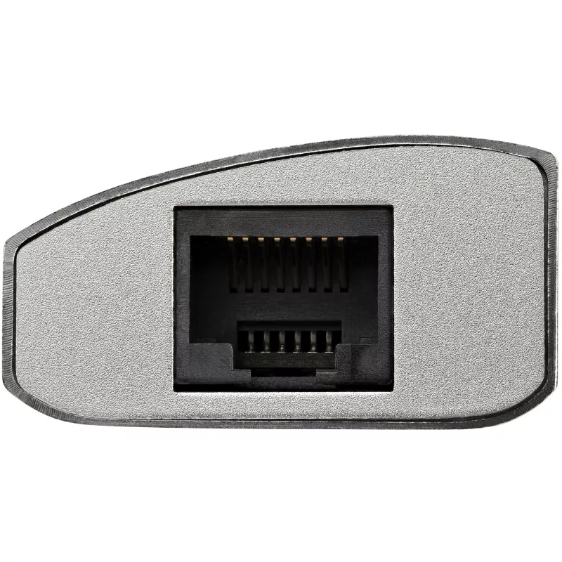 Hub USB 3.0 StarTech.com 3 portas portátil com Gigabit Ethernet - cabo integrado~Hub USB 3.0 3 portas portátil com Gigabit Ethernet - 5 Gbit/s - cabo integrado