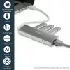 Hub USB 3.0 StarTech.com 3 portas portátil com Gigabit Ethernet - cabo integrado~Hub USB 3.0 3 portas portátil com Gigabit Ethernet - 5 Gbit/s - cabo integrado