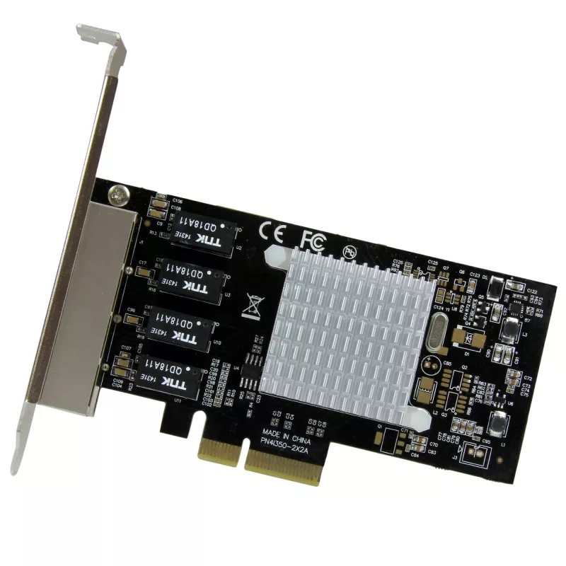 Placa de rede Gigabit Ethernet StarTech.com 4 portas – PCI Express, Intel I350 NIC
